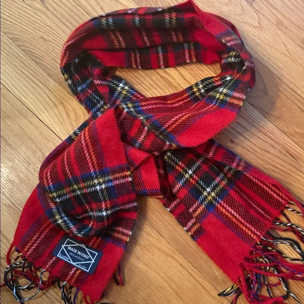 Unisex Italian Tartan Scarf!